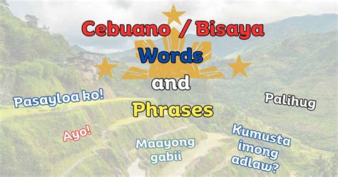 opportunity in bisaya|50 Useful Bisaya Words & Phrases to Learn for Travelers .